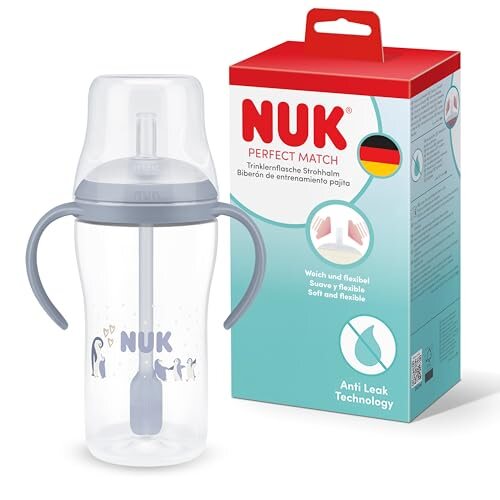 NUK Perfect Match kubek treningowy 260 ml od 8 mies. niebieski
