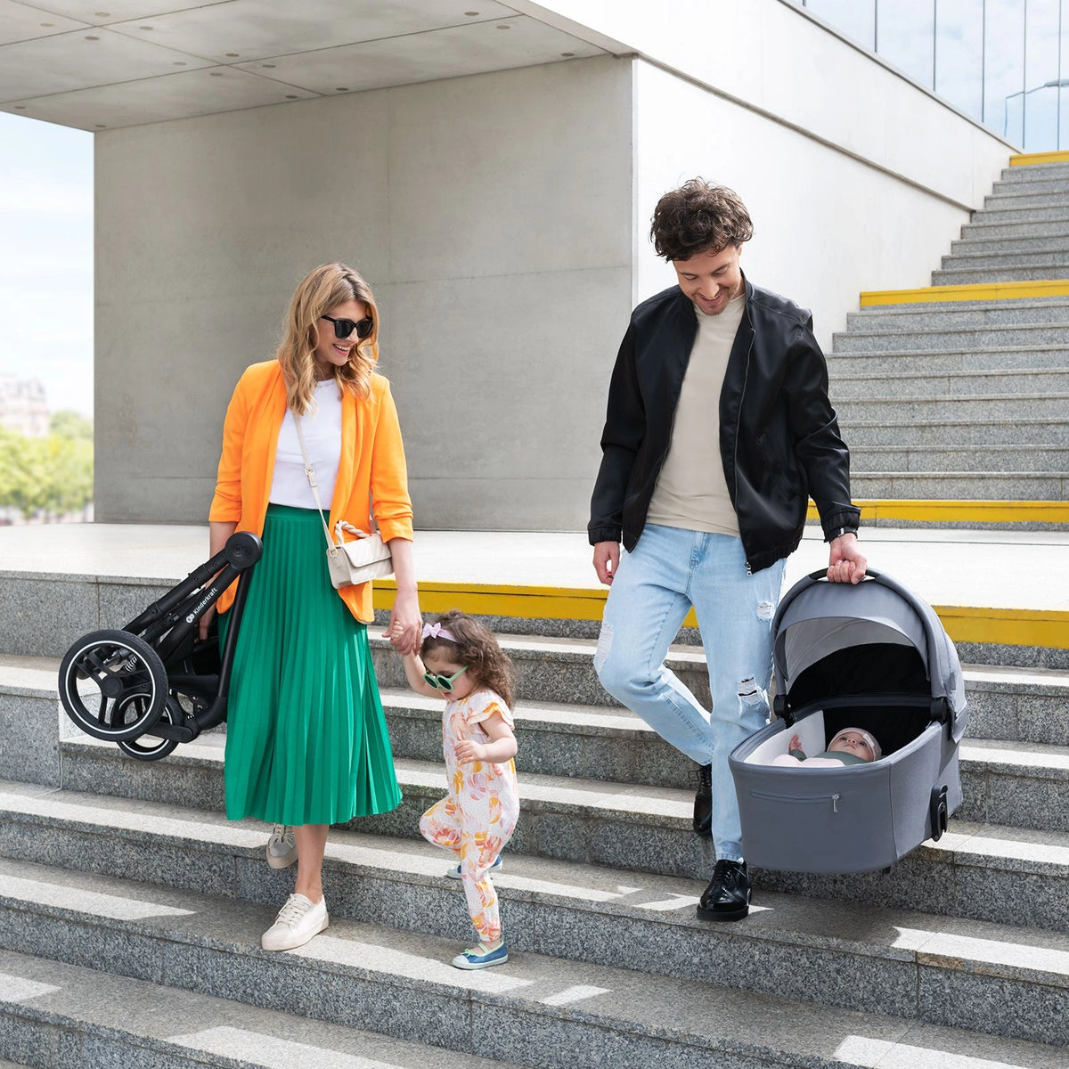 KINDERKRAFT Babywanne für NEA Kinderwagen UPF50+ kompakt
