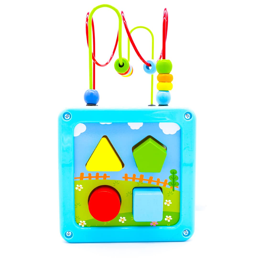 LOTTI & WILL Play Cube multifunktionaler Spielwürfel aus Holz 18 m+