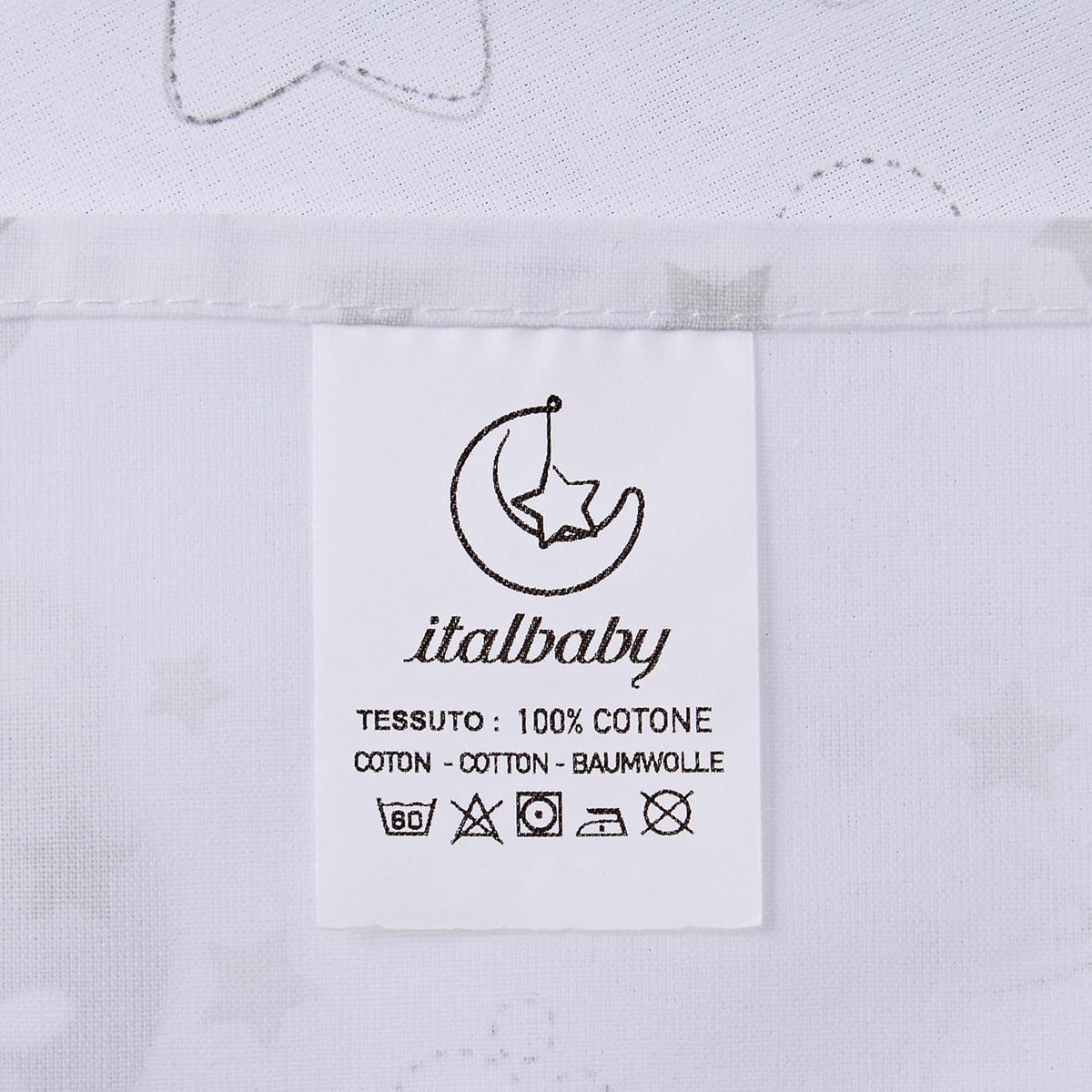 ITALBABY 3-teiliges Bettwäscheset 115X175 / 40X60 / 60X130