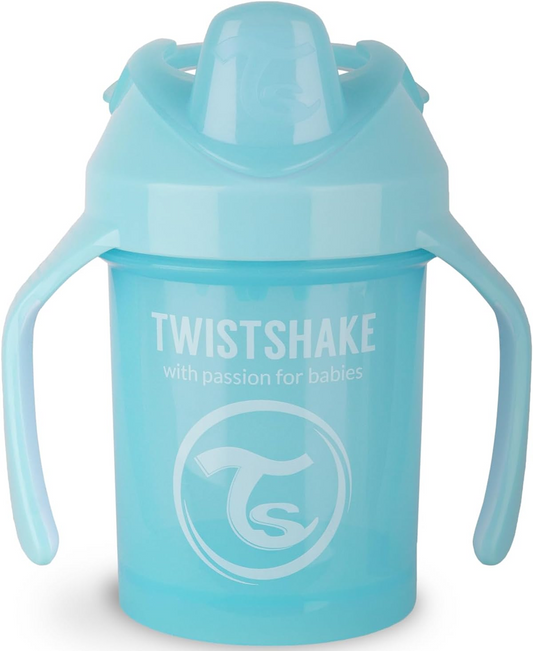 TWISTSHAKE Mini Cup nerozlievací pohár s náustkom a mixérom 230 ml 4 m+