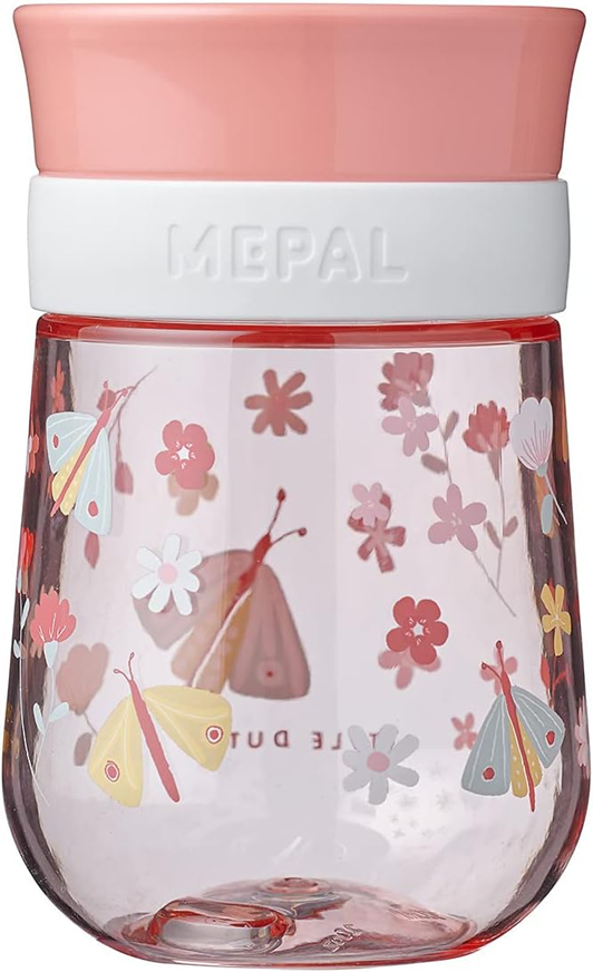MEPAL Trainer Cup Auslaufsicherer Becher 360-Grad-Trinklernbecher 300 ml 9 M+