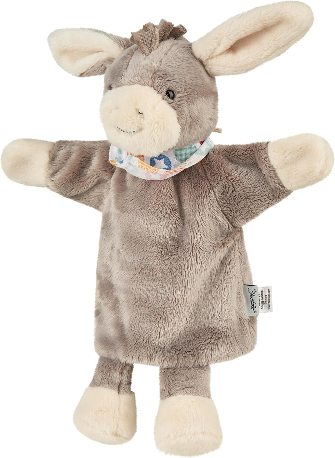 STERNTALER Plüsch-Handpuppe zum Rollenspiel Esel Emmi 34 cm
