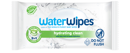 WaterWipes Feuchttücher für Körper und Gesicht x 60