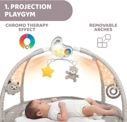 CHICCO Enjoy Colors Gym 3in1 Lernmatte + Beamer