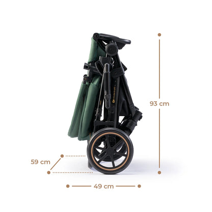 KINDERKRAFT PRIME2 2w1 wózek wielofunkcyjny do 22kg – DARK GREEN – zdjęcie 5