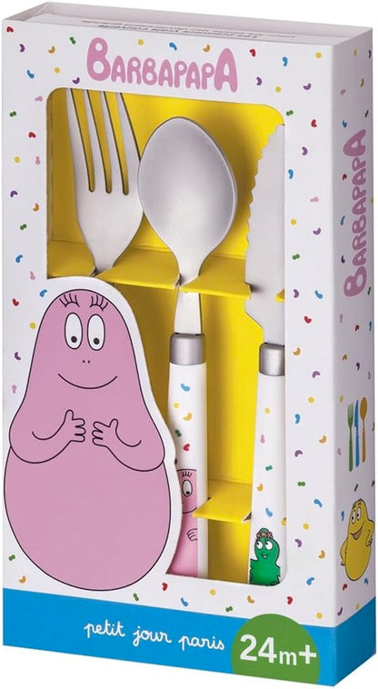 PETIT JOUR PARIS Barbapapa Besteck aus Edelstahl 24 m+