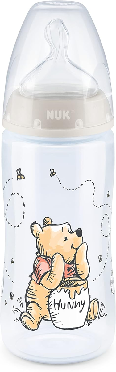 NUK First Choice+ 0-6 m FLASCHE 300 ml Temperaturanzeige WINNIE PUUH