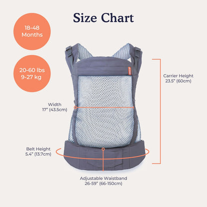 BECO TODDLER Schnallentrage 9-27kg 3D-Mesh