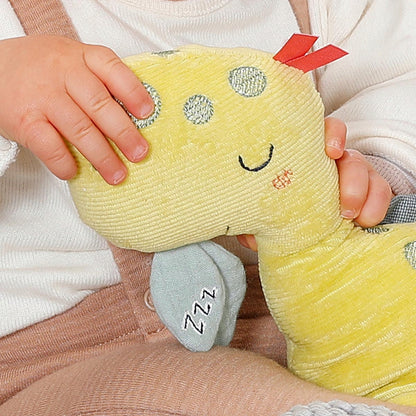 FEHN Kuscheltier Cord mit Nachtlicht DINO 20 x 23 cm