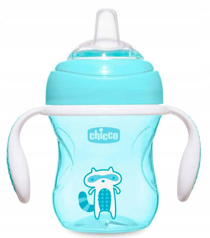 CHICCO Transition Cup Trinklernbecher mit Schnabel und Griffen 200 ml 4 m+