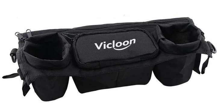 VICLOON universaler Kinderwagen-Organizer 13 x 45 cm