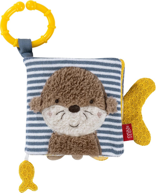 FEHN Otter Theo sensory book, hanging toy