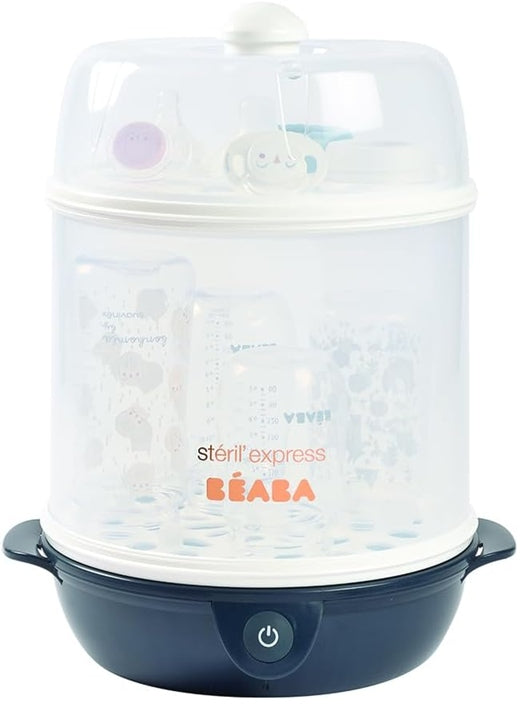 BEABA Steril'Express 2 az 1-ben gőzsterilizáló + csipesz és mérőpohár
