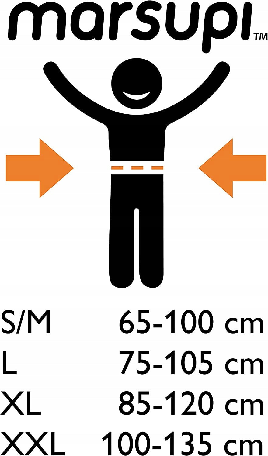 MARSUPI 2.0 nosidełko ergonomiczne XL 3,5 - 15 kg, regulacja rozmiaru 85-120 cm