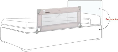 FOPPAPEDRETTI Hopla Bettschutzgitter 43 x 93 cm + Tasche