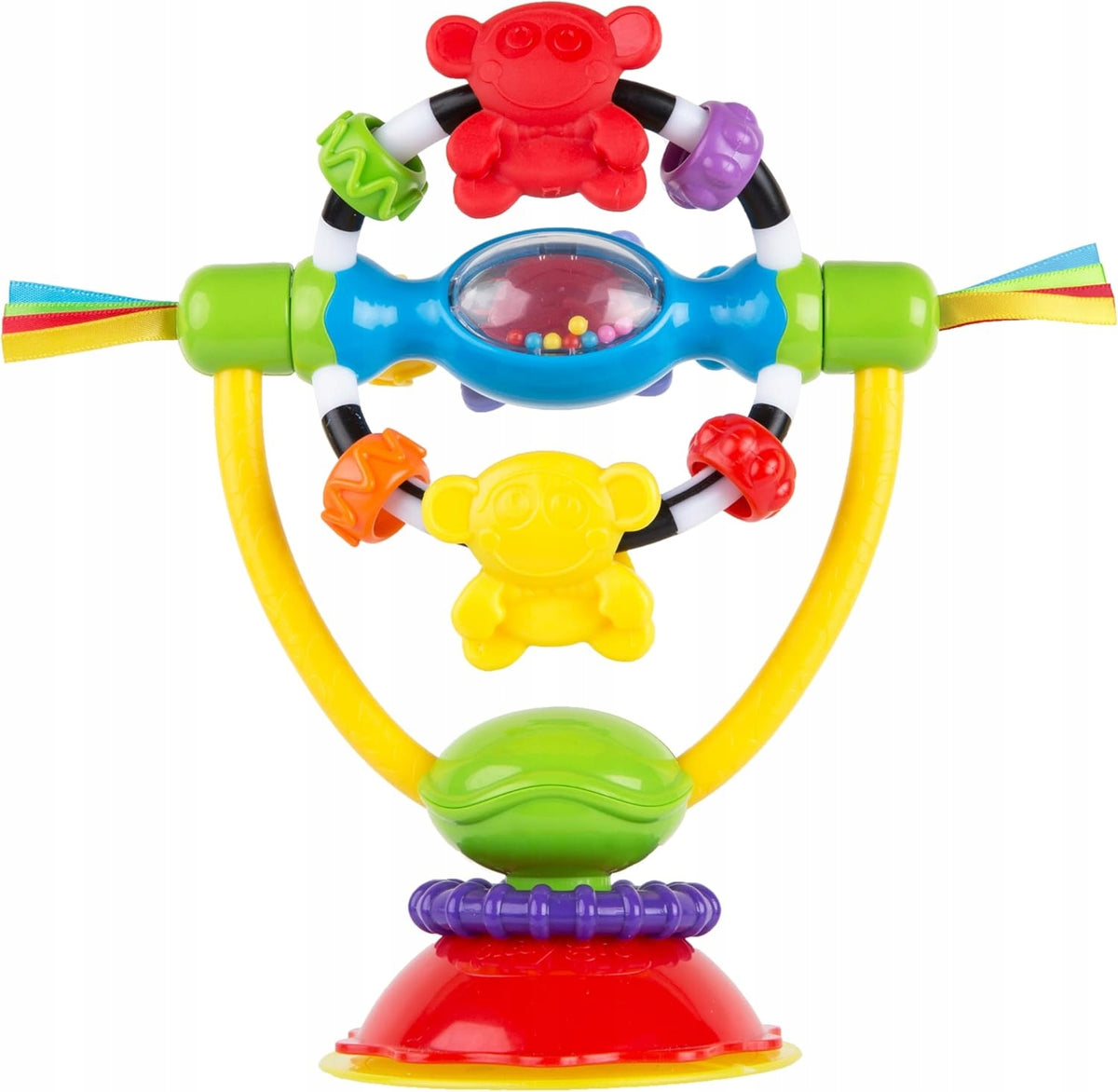 PLAYGRO Spielzeug mit Rassel und Saugnapf für Hochstuhl Tisch 19,5 cm