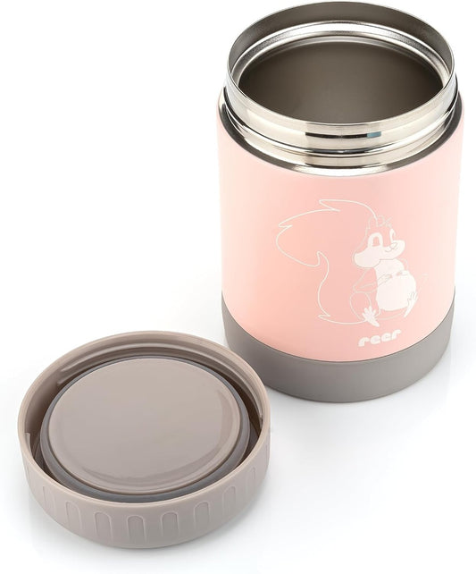 REER ColourDesign obedový termos  z nehrdzavejúcej ocele VEVERIČKA 300 ml