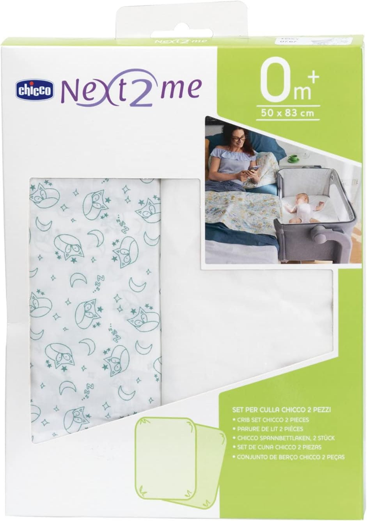 CHICCO NEXT2ME Spannbetttuch x2 50x83