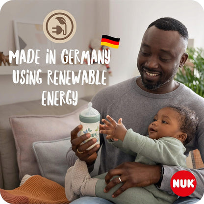 NUK for Nature Set 2x Flasche + Schnuller Temperaturkontrolle
