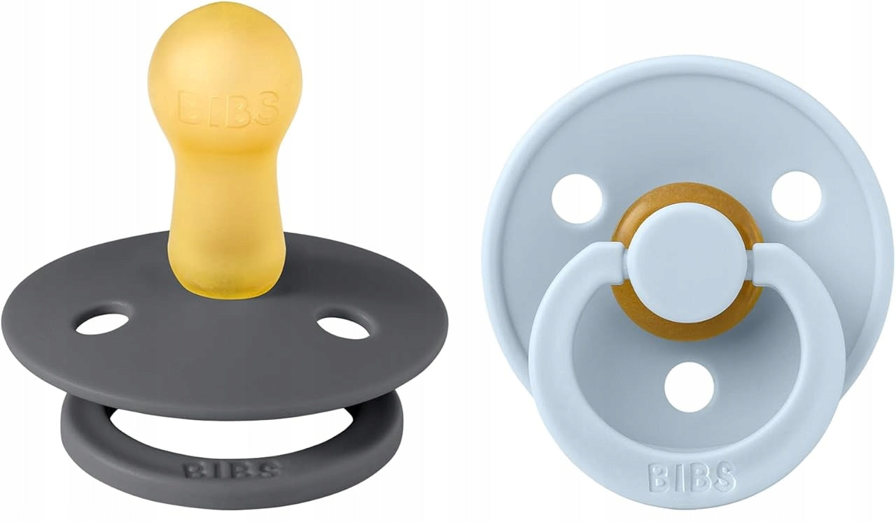 BIBS COLOUR smoczki uspokajające 2pack kauczuk 6msc+