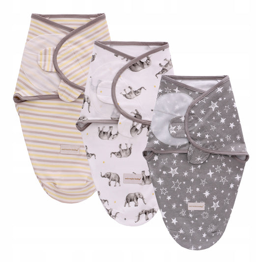 MIRACLE BABY Pucktuch Schlafsack 0-3 Monate x3