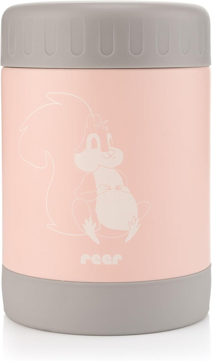 REER ColourDesign Edelstahl-Essensbehälter EICHHÖRNCHEN 300 ml