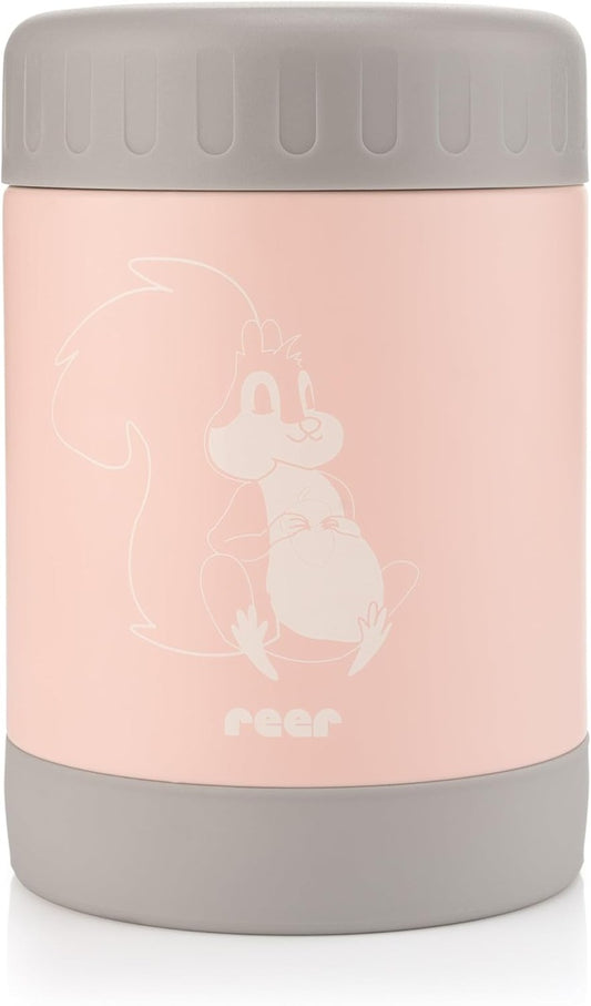 REER ColourDesign obedový termos  z nehrdzavejúcej ocele VEVERIČKA 300 ml