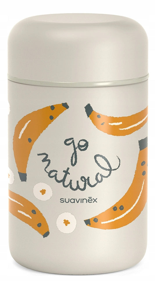 SUAVINEX Go Natural Thermo-Essensbehälter aus Edelstahl 400 ml
