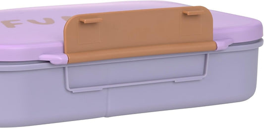 LASSIG Bento cutie de prânz cu compartimente detașabile 17x21 cm INIMĂ MICĂ