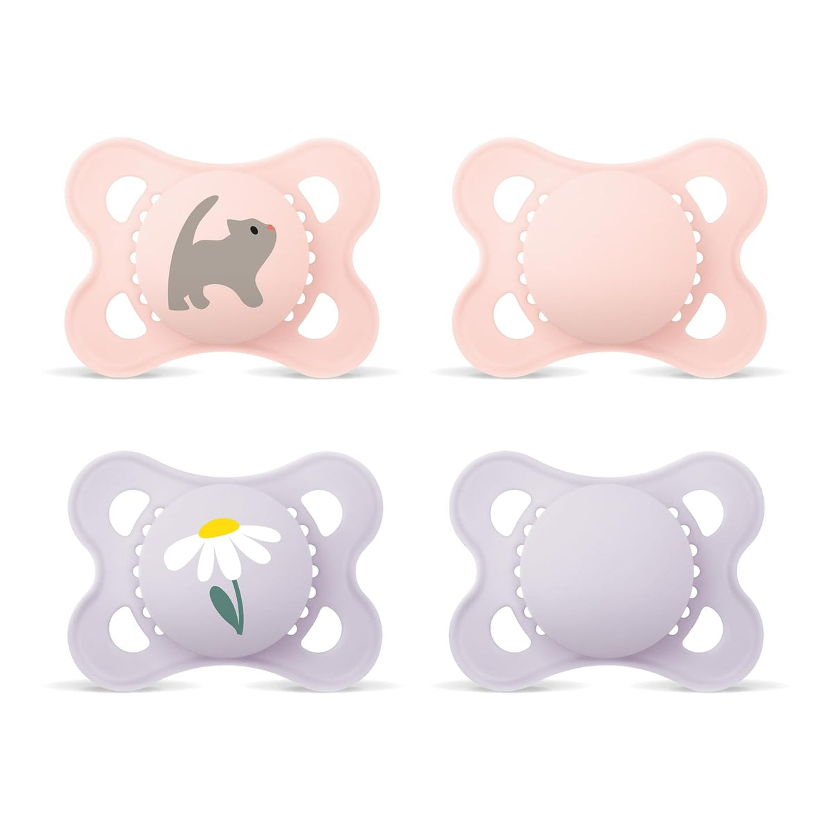 MAM Original silicone pacifiers 0-6m x4
