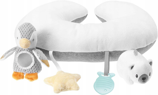 NUBY Bauchlagekissen mit Spielzeug