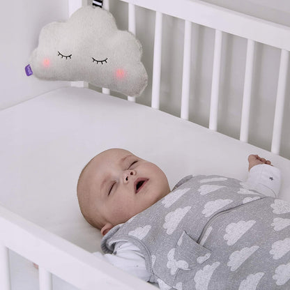 SNUZcloud Plüschtier Einschlafhilfe Rauschen Herzschlag und Licht