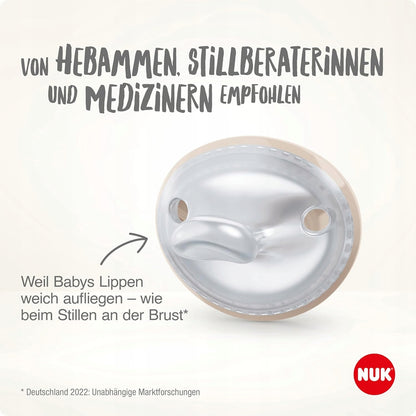 NUK MommyFeel Schnuller x2 0-9 Monate