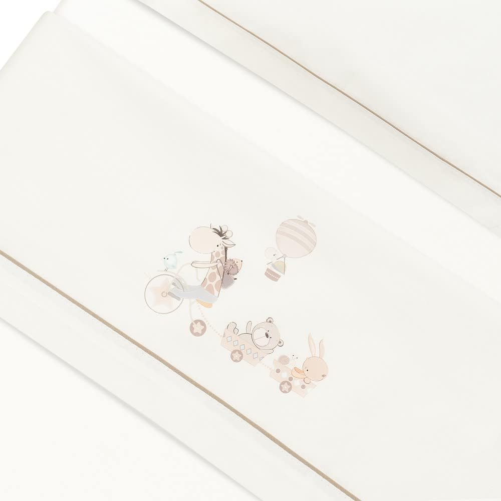 INTERBABY Bettwäsche-Set 3-teilig 60x120 / 40x60 / 103x150 + Anhänger