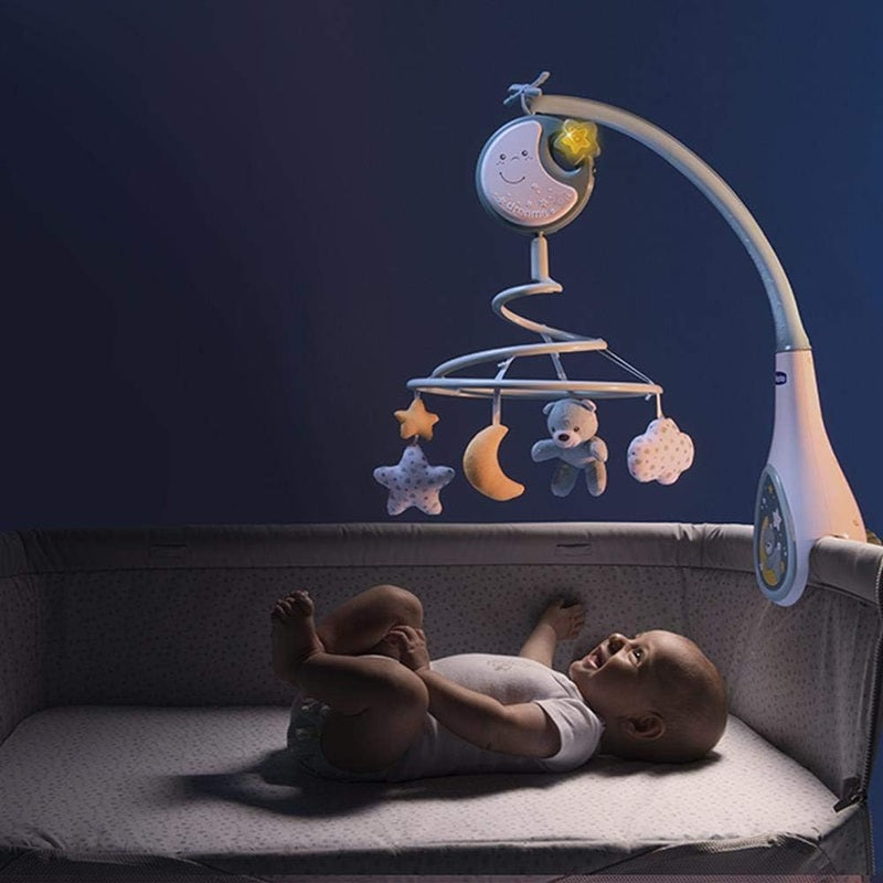 CHICCO Next2Dreams 2in1 Mobile mit Melodien und Nachtlicht BÄR