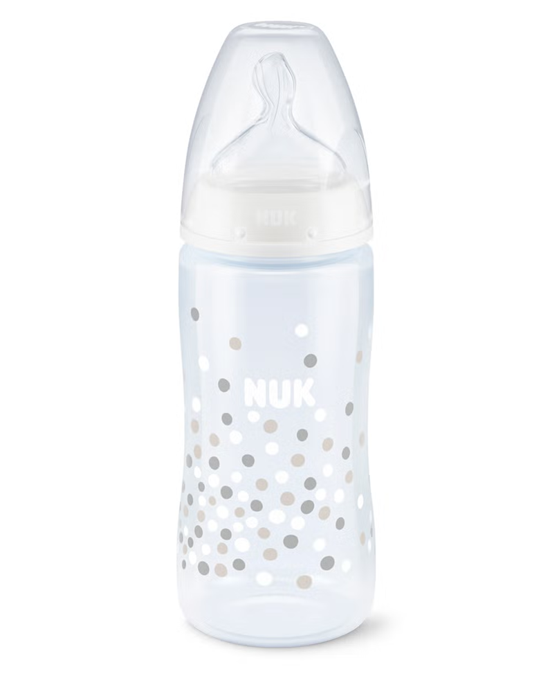 NUK First Choice+ 6-18 Monate FLASCHE 300 ml Temperaturanzeige
