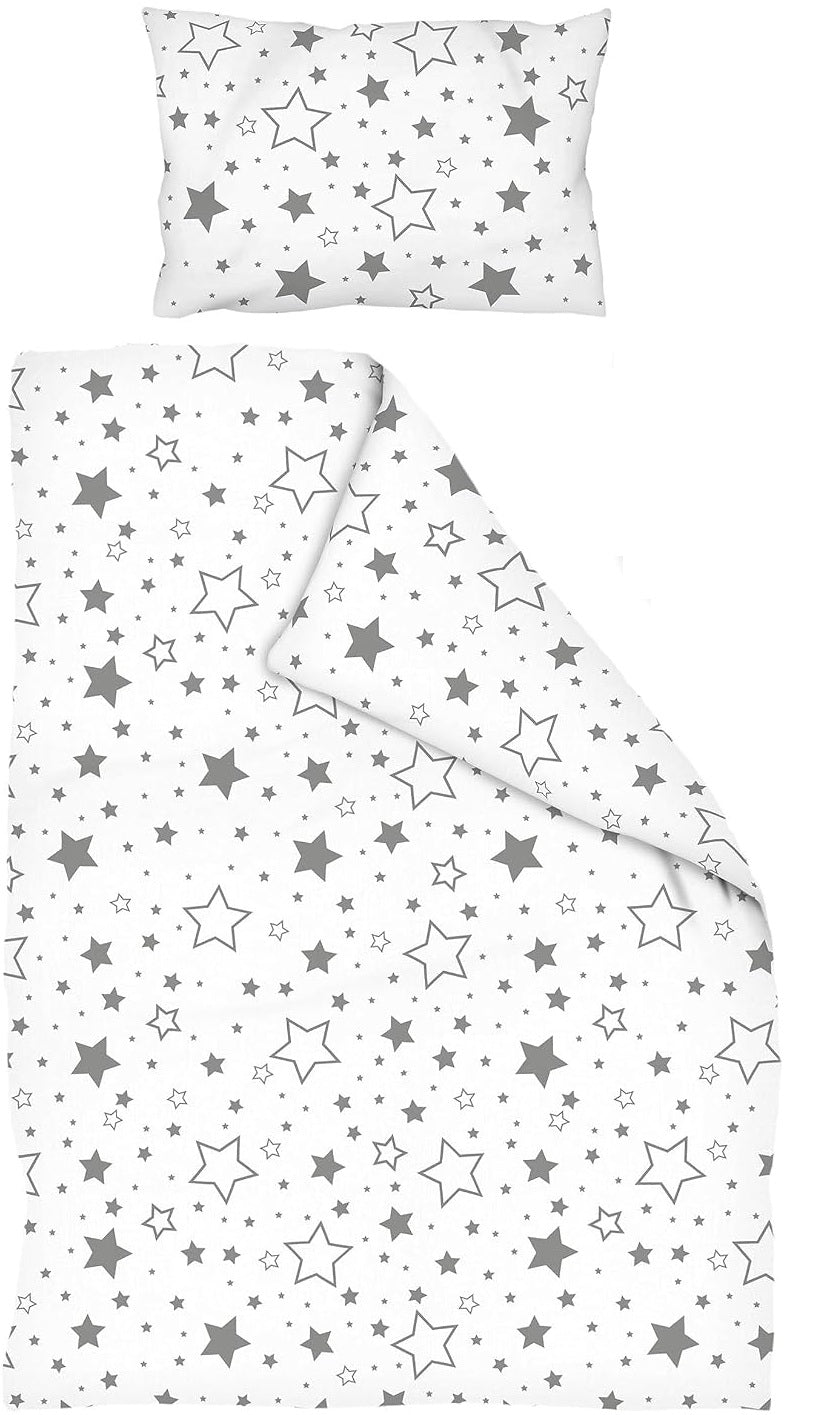 AMILIAN 2-teiliges Bettwäsche-Set 100x135 / 40x60 Baumwolle