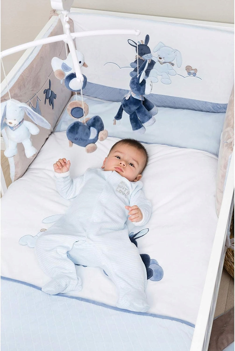 NATTOU Spieluhr-Mobile für das Babybett ALEX und BIBOU