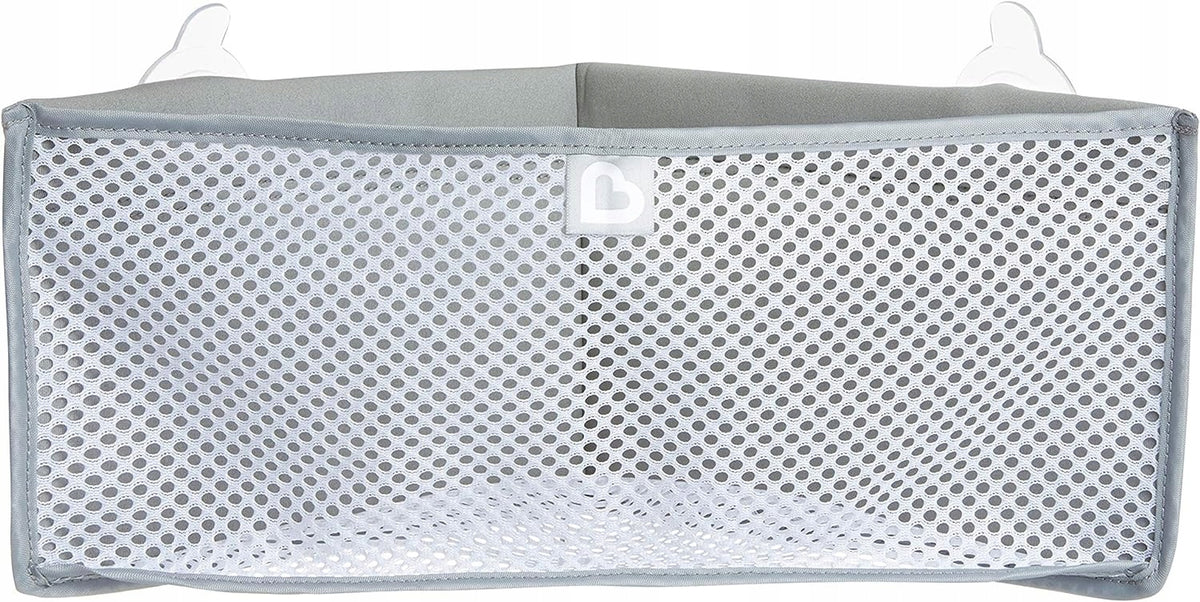 MUNCHKIN High'n dry organizer siatka do kąpieli, narożny schowek na zabawki z przyssawkami, BPA free