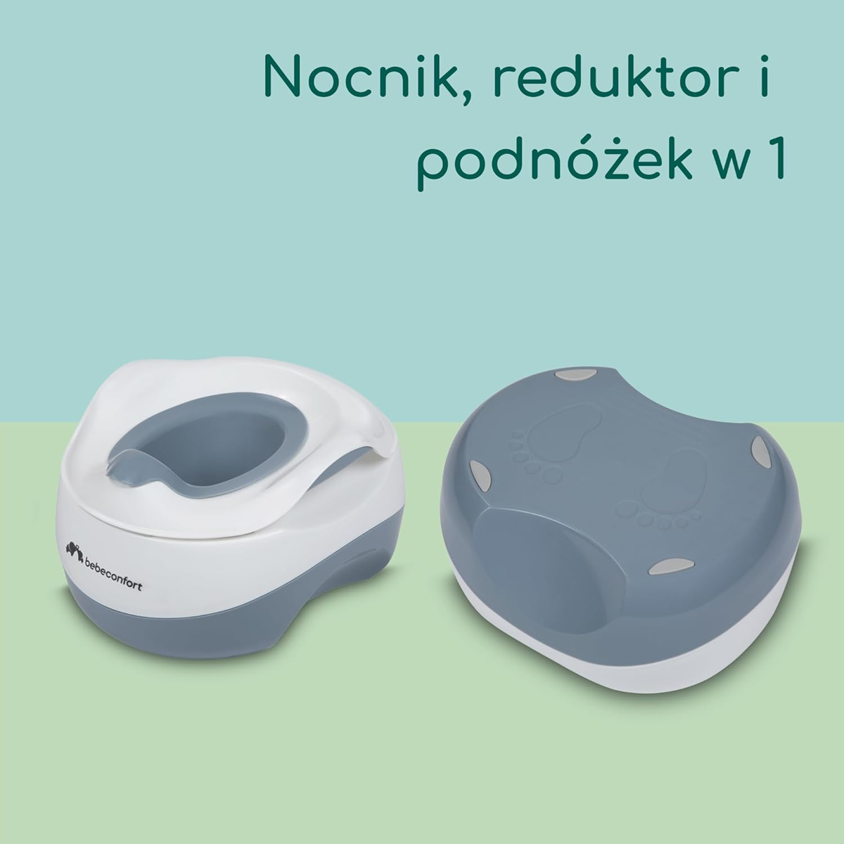 BEBECONFORT 3-in-1 Töpfchen Toilettensitzaufsatz Tritthocker