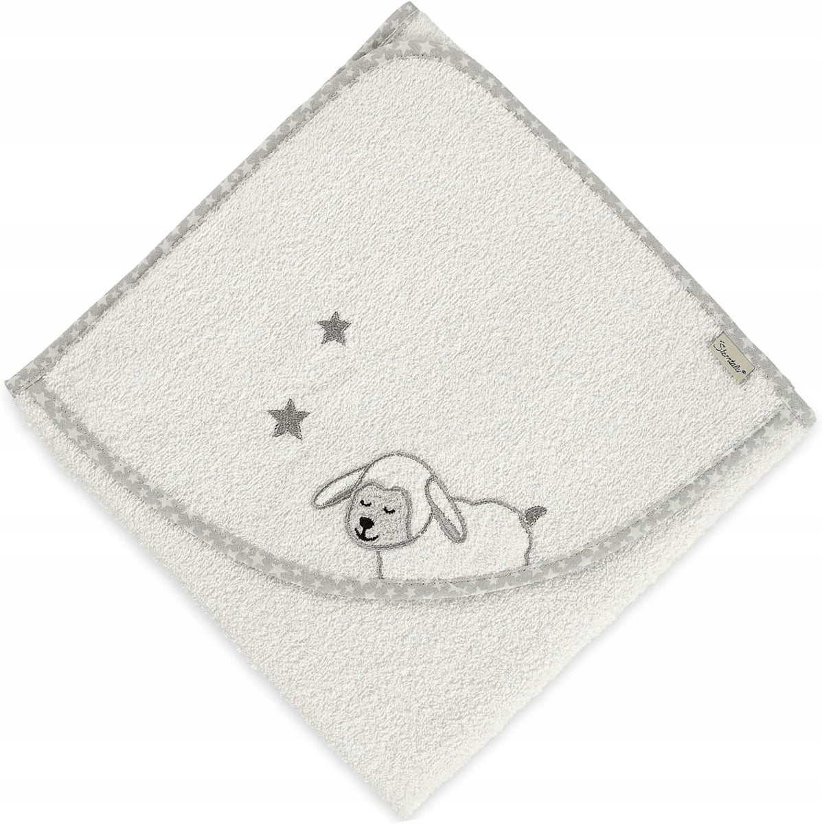 STERNTALER Stanley Mouton SERVIETTE AVEC CAPUCHE 80X80cm