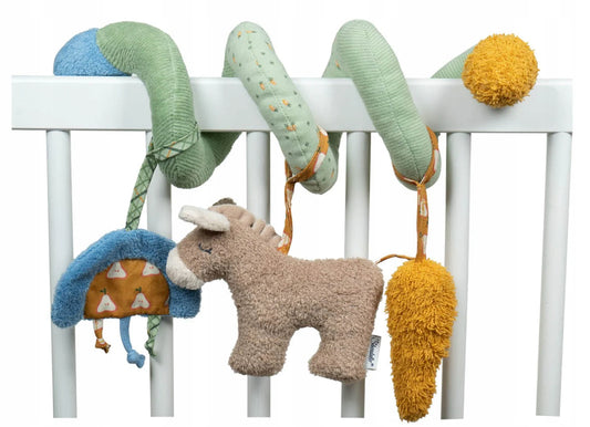 STERNTALER Donkey Emmiliustoy pendant for pram, cot, car seatage 0 +multicolouredmaterials cotton