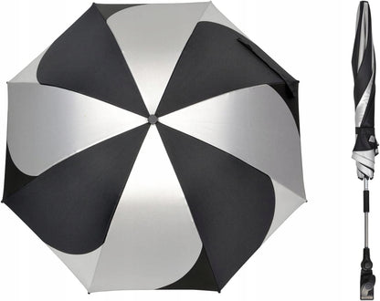 ZJ RIGHTO Sonnenschirm für Kinderwagen 74 cm Durchmesser UV-Schutz wasserdicht