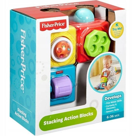 FISHER-PRICE DHW15 interactieve blokken met dieren 6 m+