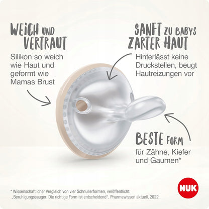 NUK MommyFeel Schnuller x2 0-9 Monate