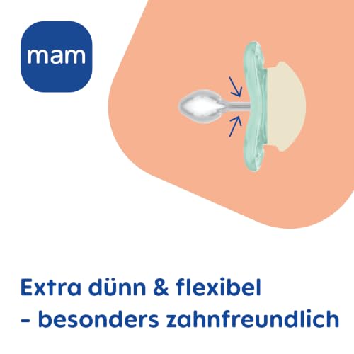 MAM Supreme Night Silikon-Schnuller 0-6m x2 LEUCHTEND