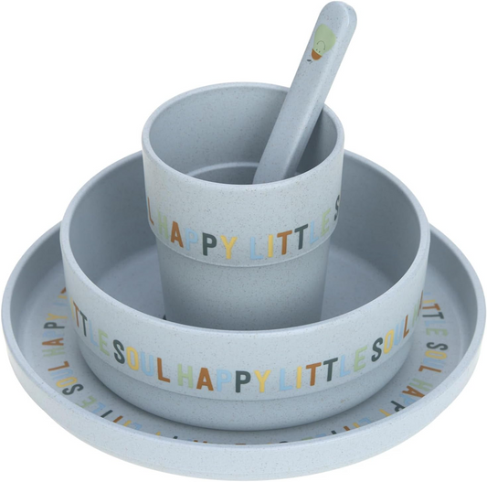 LASSIG melaminfreies Geschirrset Happy Fruits Lemon – Produktfoto 2