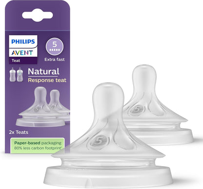 PHILIPS AVENT Natural Response smoczki przepływ 5 extra fast x2