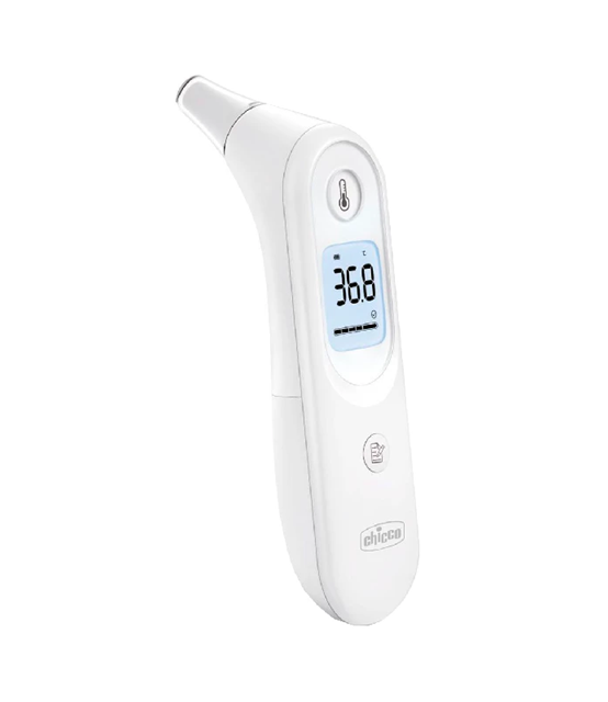 CHICCO YHT101 érintésmentes fülhőmérő LCD-kijelzővel + tok